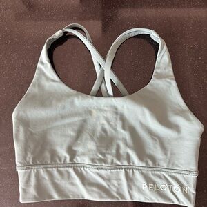 Lululemon X Peloton Sage Green Long Line Energy Sports Bra